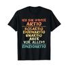 Ich Bin Immer Artig Unique Saying T Shirt Black S Vintage Washed Stretched Fashion Homme Graphic Top For Everyday Wear Slightly