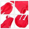 Dog Christmas Costume Dog Cosplay Clothing for Pet Use 4Pcs Red Set