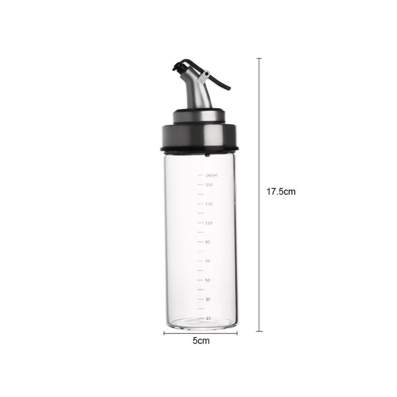 Shatterproof Glass Olive Oil Dispenser Bottle Leakproof Oil Dispenser with Spouts Cooking Oil and Vinegar Cruet Dispenser Bottle