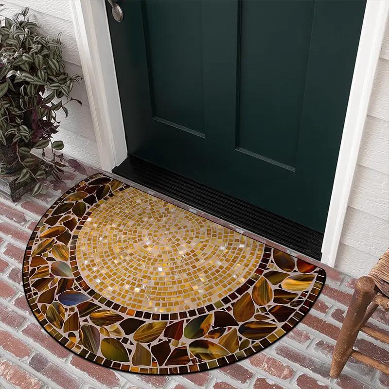 Retro American Style Floor Mats – Durable, Dirt-Resistant, Easy-Care Entrance Porch Rugs