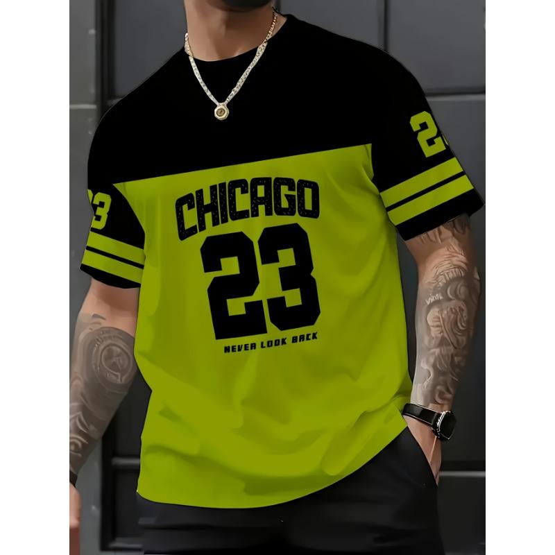 Men s Summer Creative Casual Outdoor 3D Digital Print T-Shirt S