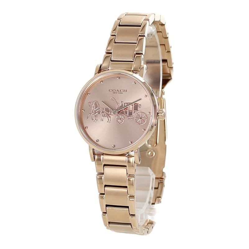 

[coach] watch brand ladies perry stainless bracelet rose gold 14503793 [product]