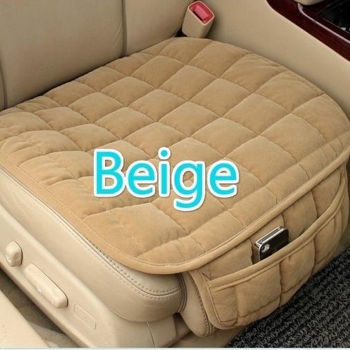 

Простая удобная автомобильная передняя подушка Нескользящая дышащая автомобильная подушка бежевый