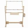 9CT Cross Stitch Frame Floor Stand Wooden Embroidery Tapestry Hoops 50cm