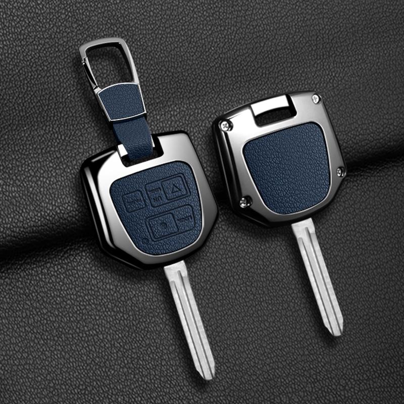 Zinc Alloy Key Case Cover Shell Fob Holder For Toyota FJ Cruiser Land 2008-2014 Yaris Echo For Lexus ES GS LS IS RX SC LX RX400h