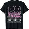 Back To The Future Delorean 88 MPH Jersey Numbers T-Shirt
