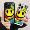 JT267 Graffiti Großes Smiley-Gesicht für iPhone 17 16 15 14 13 Pro Max Samsung S26 S25 Ultra A17 A16 A07 A56 A36 A06 Xiaomi 15T Redmi 15c Note 14 Weiche Hülle