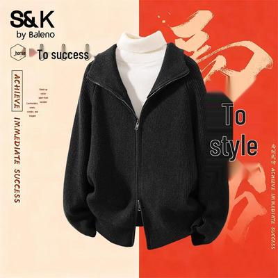 Baleno S&K Women's Stand Collar Knit Cardigan