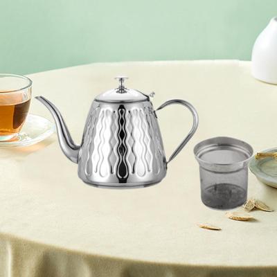 Fierbător de ceai din oțel inoxidabil 1500 ml Vesele de masă Ceainic Ceainic Plită pentru camping în aer liber