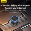 Baseus Golden Contactor Pro Dreifach-Schnellladegerät 65 W Dual Type-C + USB-Autoladegerät