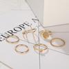 iF ME Koreanische Mode Gold Silber Ring Set Herz-förmigen Schmetterling Ultra-feine Ringe Frauen Zubehör
