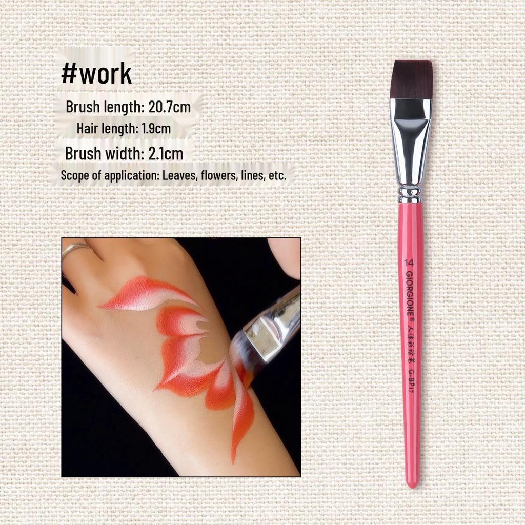 Giorgione 17-Piece Kids' Face & Body Paint Brush Set