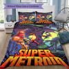 Super Metroid Pattern Bedding,Quilt Set Quilt Cover Pillowcase Home Birthday Gift (1*duvet Cover+2*pillowcase,without core)SSJT0917177