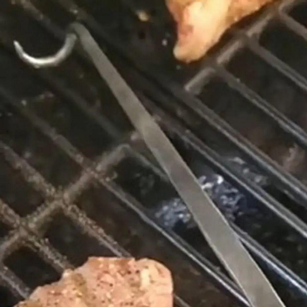 Reusable Barbecue Turner Hook Long Handle Grilling Steak Turner Practical BBQ Food Flipper  Griddle