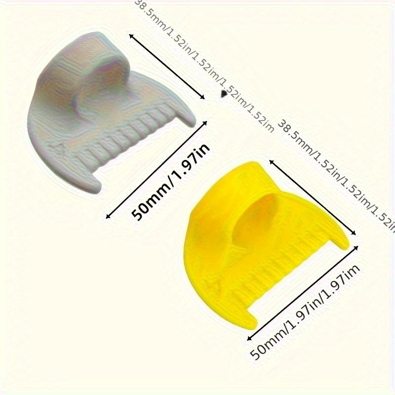 1/2 Inch Simple Stitching Tool - Durable Plastic Edge Stitching Lock and Knitting Tool, 4mm and 3mm Spacing, Ergonomic Design, Smooth Surface,