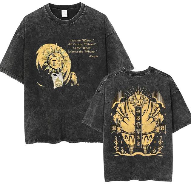 Claire Obscur 33 Expacim Retro Washed Unisex Cotton Oversized T-Shirt