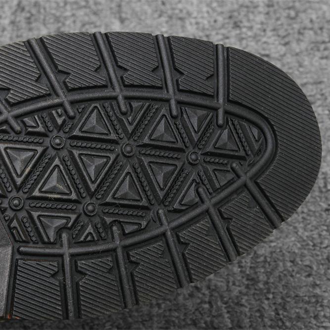 Retro pánské zimní boty Teplé módní kožené boty do sněhu