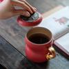 Edenus Chinese Ceramic Office Mug with Lid