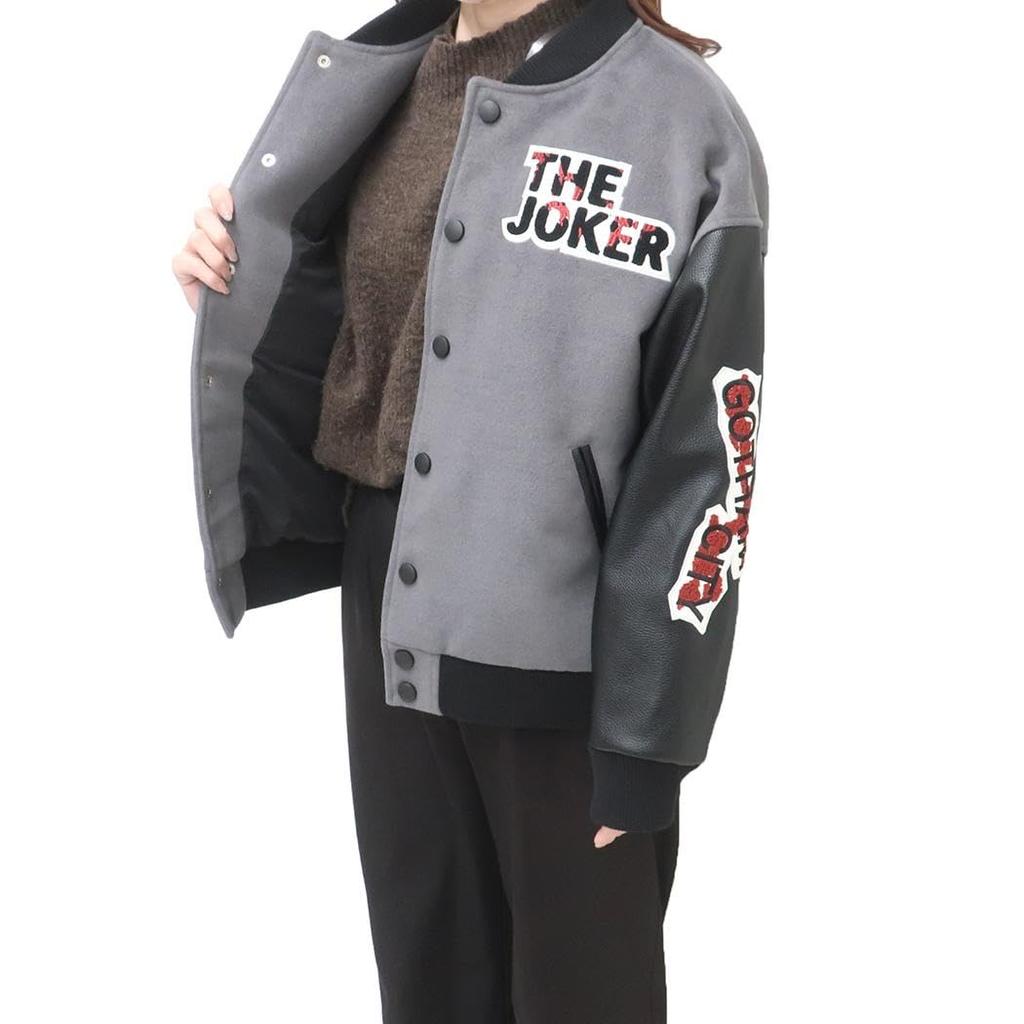 Kurtka Stadionowa Joker George Mroczny Rycerz Rękaw 62cm Obwód 50cm 57cm [Marushin] (L) Długość około. Długość około. (Ramię ok.. 20 cm)