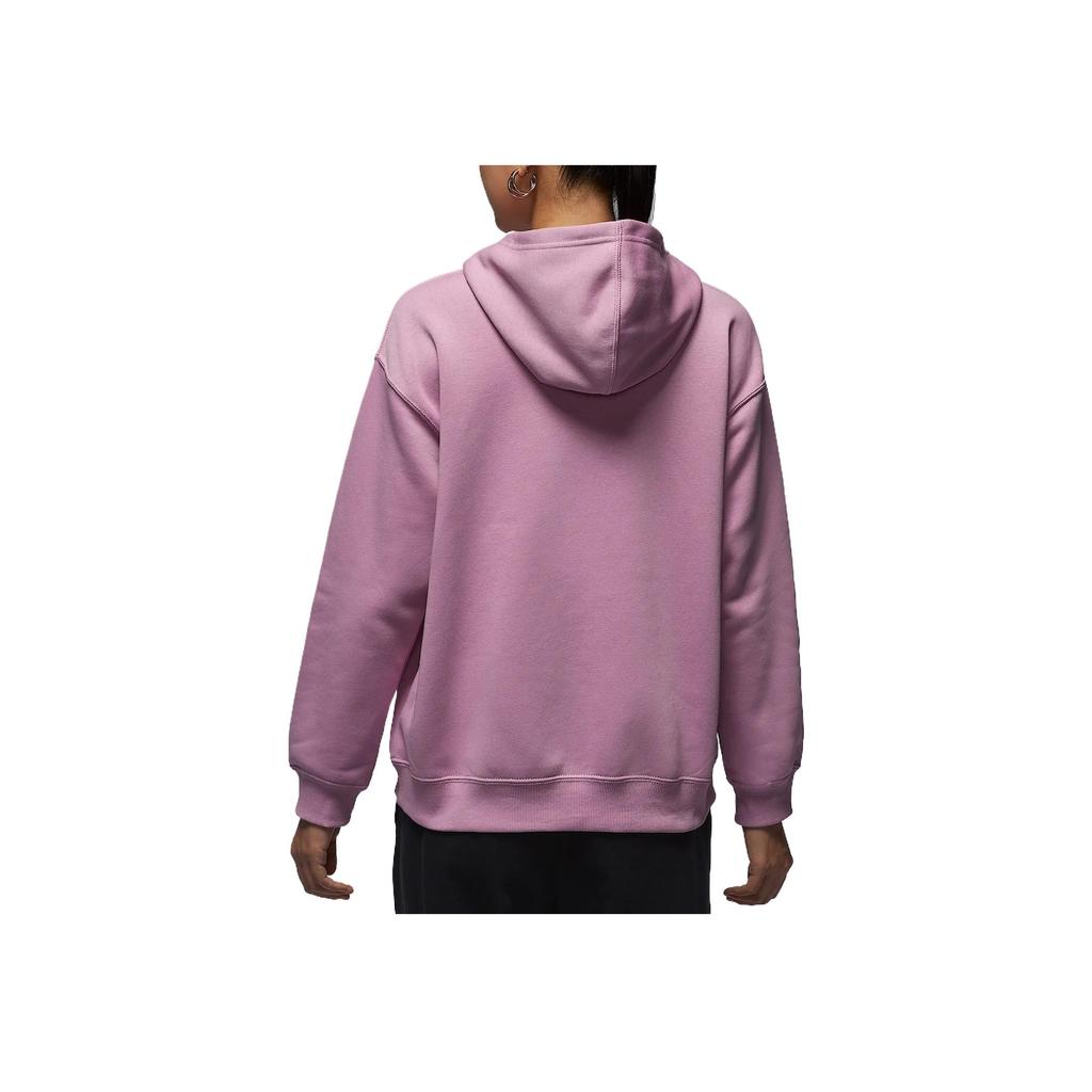 Jordan Brooklyn Fleece Logo Simple Letter Warm Comfortable Hooded Knit Sweatshirt Women Sweatshirt Orchid-Purple FV7171-522
