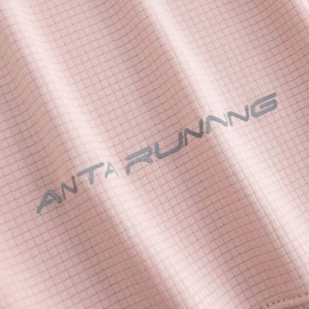 Anta Quick-Dry Master Sports Fitness Running Training Yoga Breathable Quick-Dry Round Neck T-Shirt Women T-Shirt Light-Lotus-Pink 962615401-7