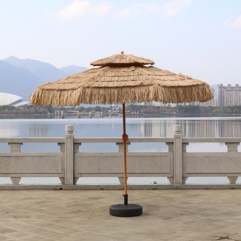 Outdoor Patio Sunshade Umbrella with Steel Frame