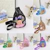 Cartoon Capybara Fun Kids Shoulder Bags Printed Animal Nylon Play Daily Use