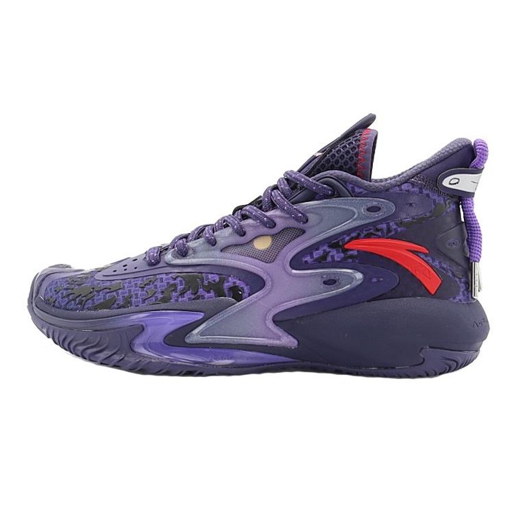 ANTA Shock The Game 5 Mid Purple Red Men s 112131601S-2 EU 41