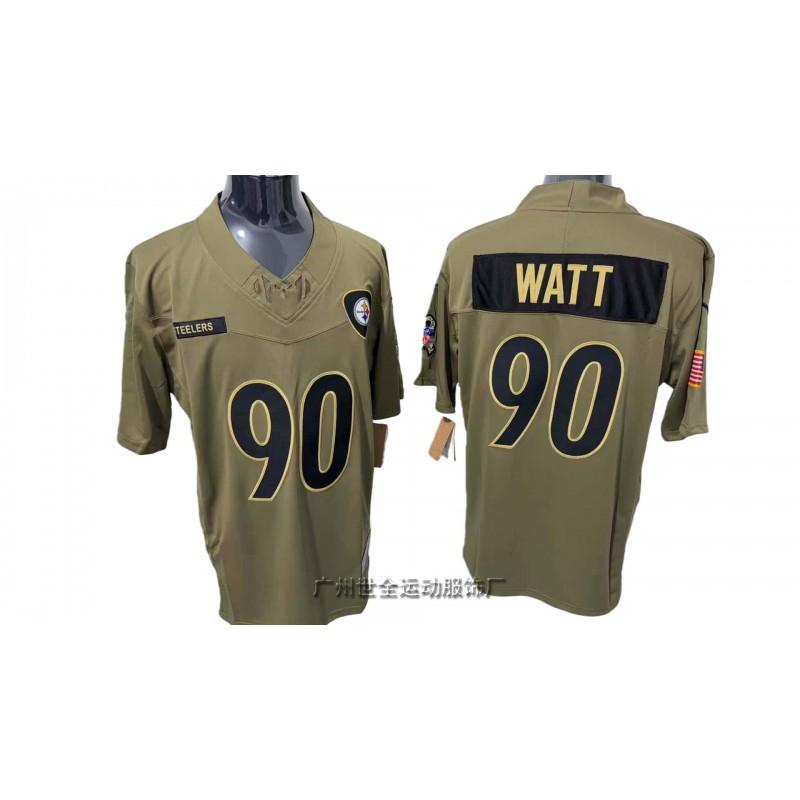Retro Embroidered Eagle Steelers Football Jersey Men Women Cotton Blend Training Shirt Rugby Sportswear
