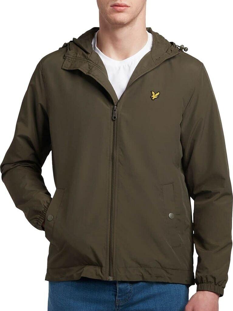 Veste demi-saison à capuche zippée Lyle & Scott (JK464V) olive