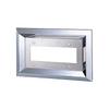 JET INOUE License ABS Chrome 501167 Plate, 50x50, Plated, Large,