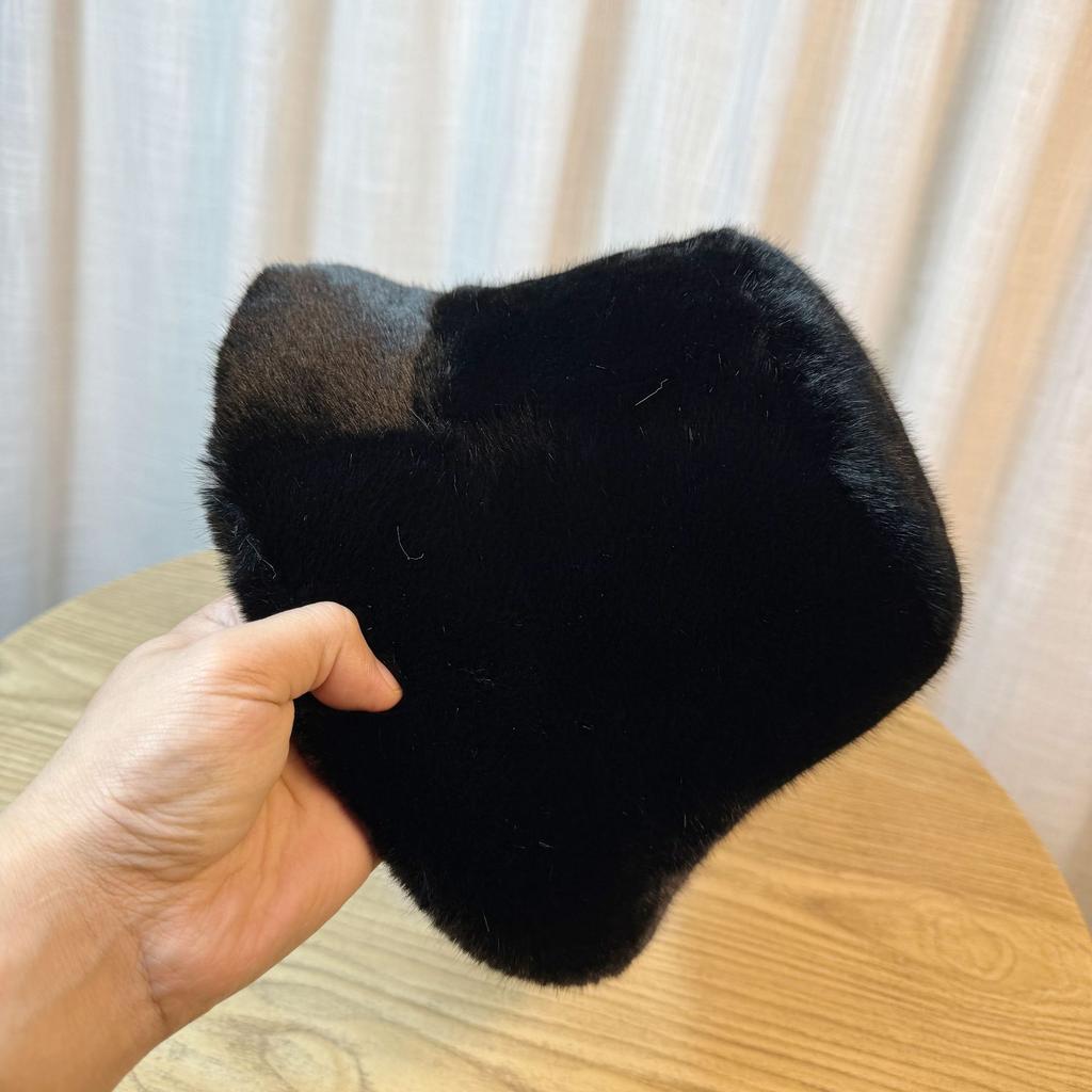 Hat Girls Winter New Thickened Warm Ear Protector Basin Hat Plush Bucket Hat