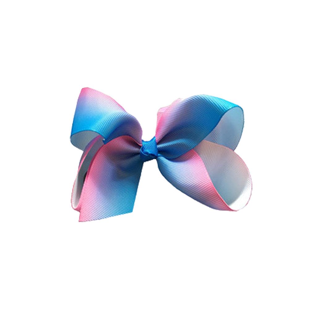Rainbow Sequin Bow Hair Clip for Kids - Fabric Accessory