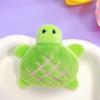 Doll Vegetable Texture Purtle Keychain Cartoon Cotton Turtle Key Ring Soft Animal Green Turtle Doll Key Ring Bag Pendant