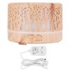 700ml Colorful LED Night Light Aroma Humidifier Light Wood Grain Aroma Diffuser