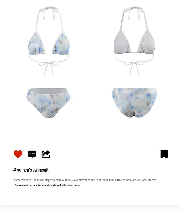 Women's 2025 Split Printed Swimsuit: Tummy Control Slimming Bikini with Hip Wrap Skirt - Four-Piece Set for Hot Spring Resort.