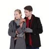 A Pair of Men's New Knitted Gloves Autumn and Winter Outdoor Wool Winterproof Full Finger Gloves Warm Thick Touch Screen Gloves