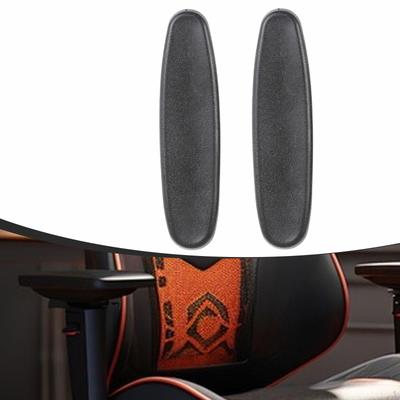 2Pcs Office Chair Armrest Pads Arm Rest with Mounting Holes Universal Comfortable Spare