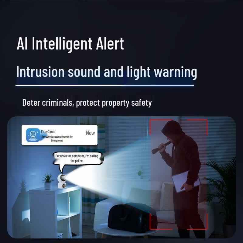 Smart 4G Dual-Lens PTZ AI Security Camera (CN version)