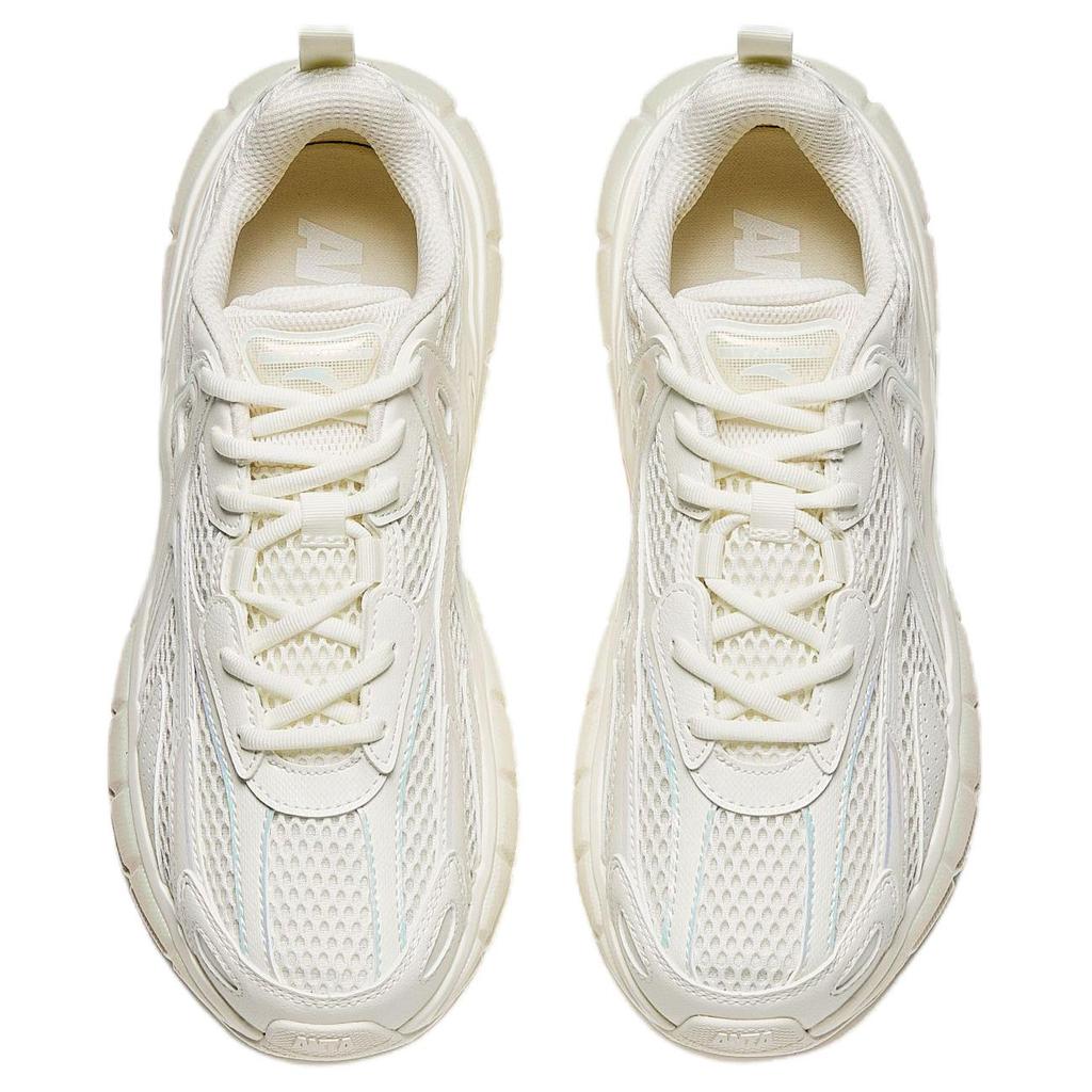 Anta Dawn Retro Trendy Breathable Lightweight Low-Top Casual Shoes Men sneaker Ivory-White 112548801R-2