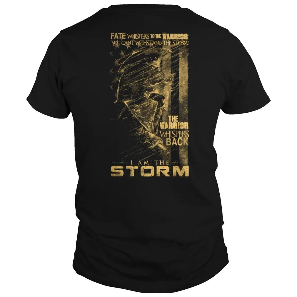I Am The Storm Spartan Warrior TShirt 100 Cotton ONeck Summer Short Sleeve Casual Mens Tshirt Size S3XL S