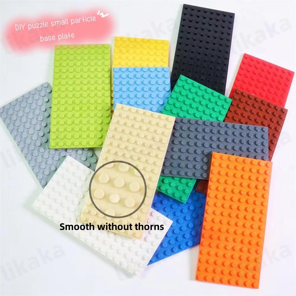 

8*16 точек, пластиковые строительные блоки, 4 шт., базовые пластины, совместимые с городскими классическими игрушками, мини-блоки, базовые пластины, детали для детей