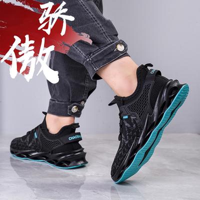Herrenschuhe Frühling und Herbst Sommer atmungsaktiv dünn 2024 neue mittelalte und ältere Trend Netzschuhe Sport Laufen Freizeit Klingen Schuhe
