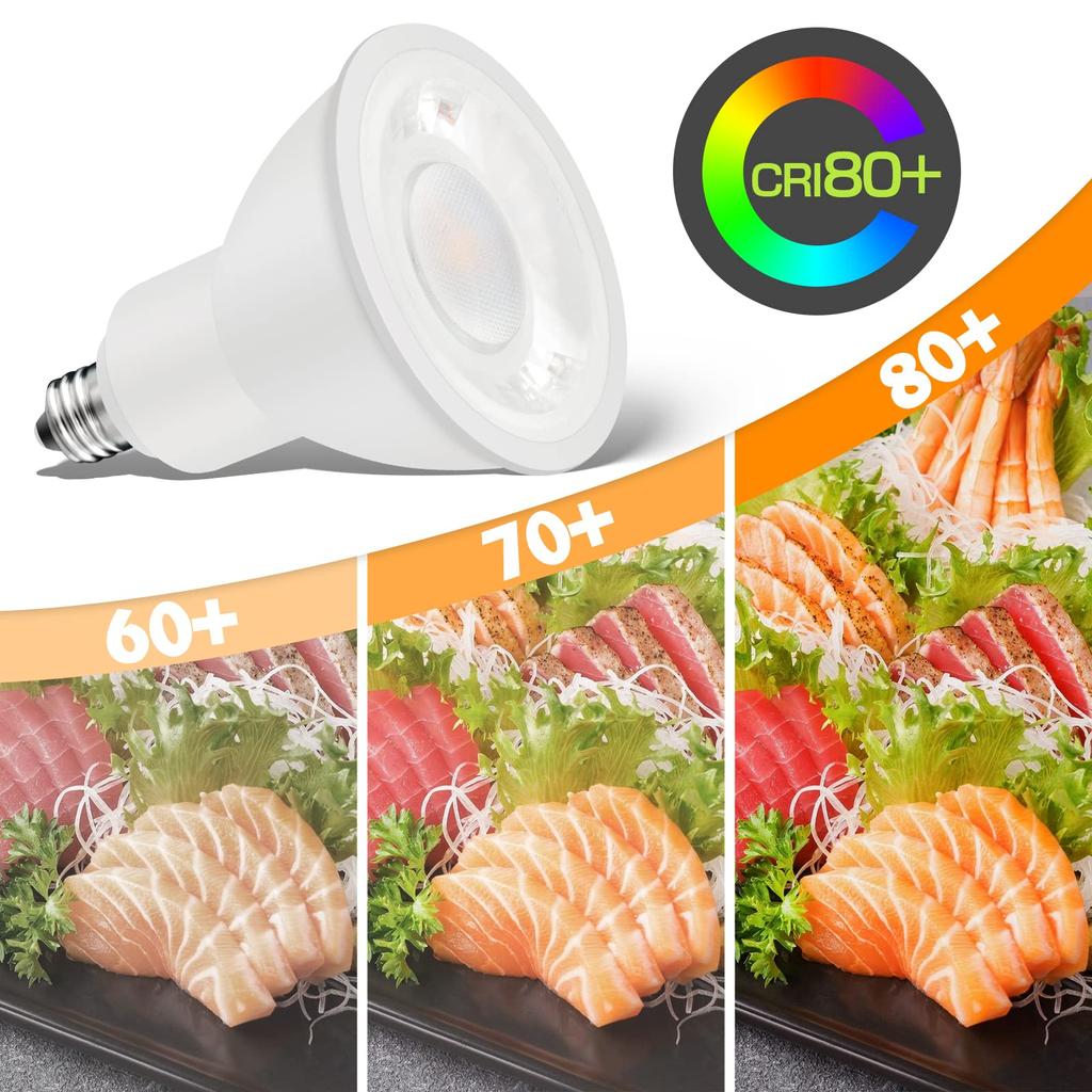 Xydled Set of 50W Spotlights for Duct E11 LED Bulbs Lighting Bar Fixture Set for Lighting Rails and Ceiling Lighting White 6-Piece Rails, Included,
