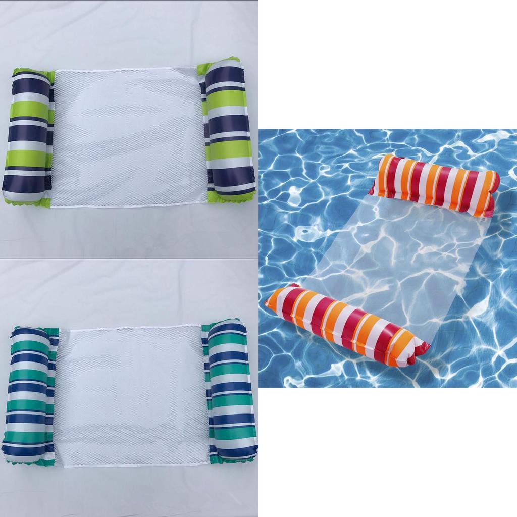 Foldable Double Color Inflatable Floating Raft For Water Fun In Outdoor Swimming Pool Eco-friendly Pvc Material 115*66cm