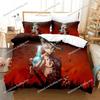 3D Print Dr.Stone Bedding Sets Duvet Cover Set With Pillowcase Twin Full Queen King Bedclothes Bed Linen Quilt Cover