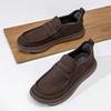 Men's Shoes Leather Spring Business Casual Leather Shoes 2025 Trend Versatile Platform Non-slip British Style Men's Loafers