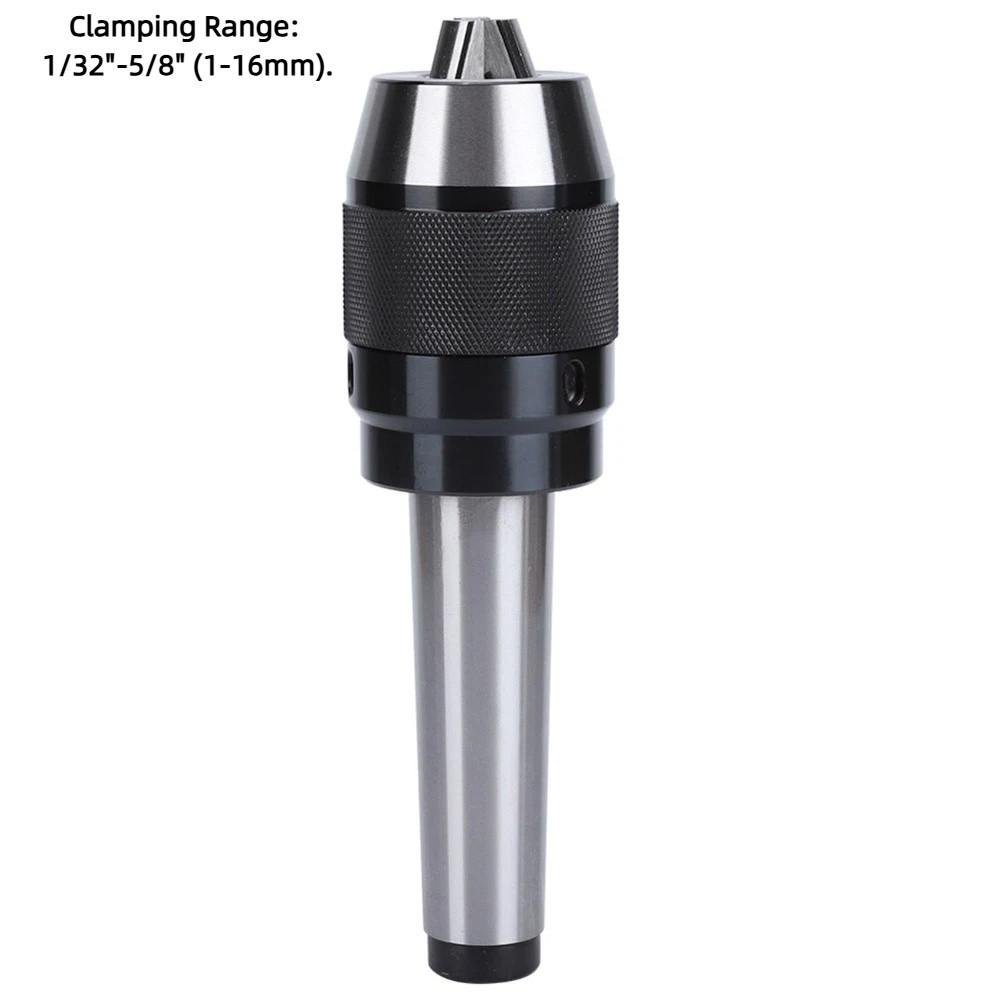 MT4 Shank Keyless Drill Chuck 1/32-5/8 Inch Capacity Heavy Duty Drill Chuck For Milling Machine