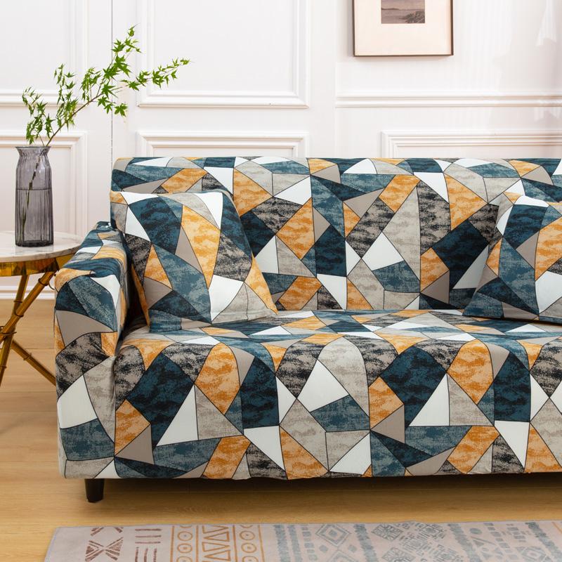 Living Room Elastic Sofa Cover 1/2/3/4 Seater Sofa Cover L Shape Corner Sofa Cover Stretch Sofa Cover Sofa Armchair