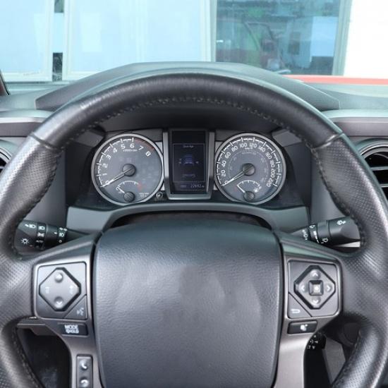 Matte Black ABS Dashboard Panel Cover Trim Fit For Toyota Tacoma 2016-
